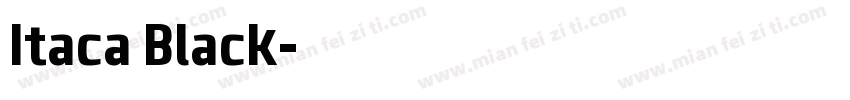 Itaca Black字体转换